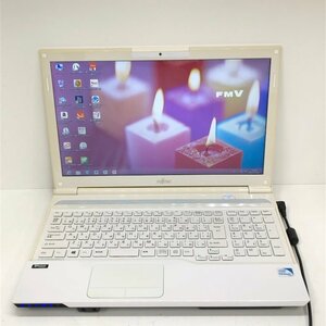 FUJITSU 富士通 LIFEBOOK FMVA42JM AH42/J Windows 8 Pentium B980 2.40GHz 8GB HDD 750GB 15.5インチ ホワイト 240207SK190892