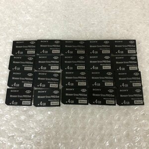 【ジャンク品】SONY ソニー memory stick pro duo 4GB 20枚 まとめ 初期化済 240226SK750141