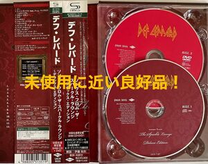 【更にお値下げ！】デフレパードソングスフロムザスパークルラウンジ〜デラックスエディションSHM-CD＋DVD初回限定盤ブック型帯付