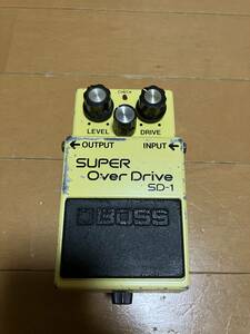 ボス　スーパーオーバードライブ　BOSS SD-1　日本製　