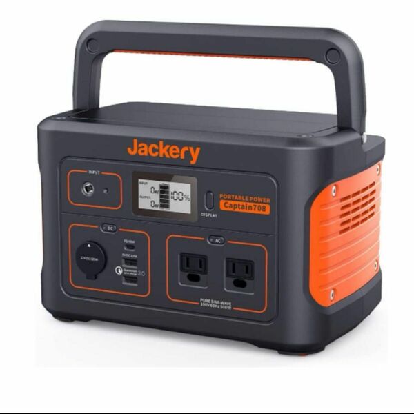 Jackery ポータブル電源 708 大容量 191400mAh/708Wh 蓄電池 発電機 車中泊 キャンプ 防災グッズ