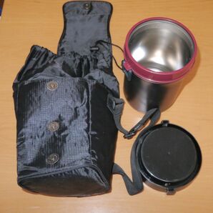 【中古】THERMOS　サーモス　保温弁当箱　JBE-1600F 外側ケース、収納カバーのみ　おかず、ご飯容器無し　