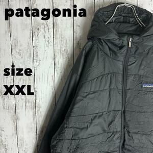 【patagonia】パタゴニア パフジャケット XXL ブラック黒プリマロフト