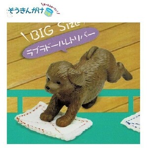 ぞうきんがけ当番 おーるふぉーワン！ 「ラブラドールレトリバー」 ／ エール ◇ 動物フィギュア ガチャ ガチャポン カプセルトイ