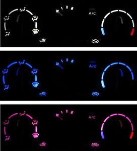 エブリイ DA62　エアコンパネルLED照明1台分セット！ ホワイト