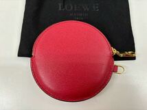 【送料無料】ロエベLOEWE コインケース　赤　未使用　小銭入れ_画像4