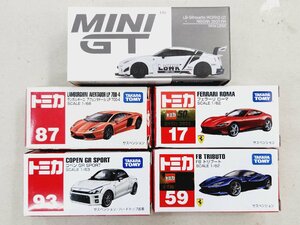 △現状品 トミカ ランボルギーニ アヴェンタドール/フェラーリ ローマ/F8 トリブート/コペン GR SPORT/MINI GT 35GT-RR 同梱不可 1スタ