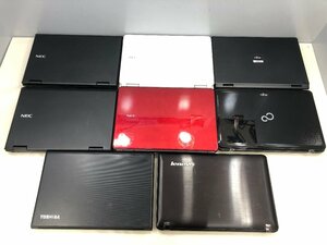 〇【1】ジャンク ノートパソコン PC まとめ NEC LaVie VersaPro / FUJITSU FMV / TOSHIBA dynabook / LENOVOなど 同梱不可 1円スタート