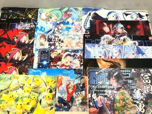 〇 現状品 サプライ おまとめ プレイマット 17枚セット 遊戯王/ワンピース/リゼロ/ポケモン/シャドウバース 同梱不可 1円スタート