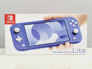〇【5】初期化済み Nintendo Switch Lite / ニンテンドースイッチライト ブルー 同梱不可 1円スタート