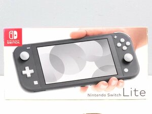 △【6】ジャンク 初期化済み Nintendo Switch Lite/スイッチライト グレー 任天堂 ニンテンドー 同梱不可 1円スタート