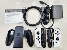 〇【7】初期化済み Nintendo Switch / ニンテンドー スイッチ 新型 ホワイト 有機ELモデル 同梱不可 1円スタート_画像10