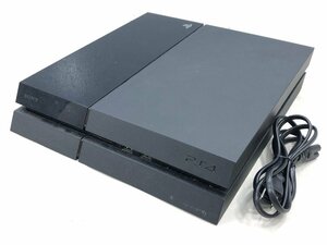 △【2】初期化済み PS4 CUH-1000A ジェットブラック 500GB 本体のみ 同梱不可 1円スタート