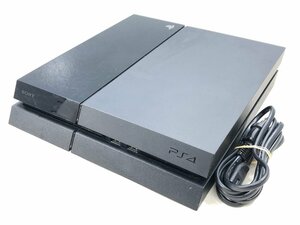△【1】初期化済み PS4 CUH-1000A ジェットブラック 500GB 本体のみ 同梱不可 1円スタート