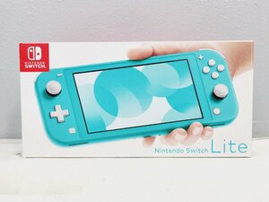 〇【9】ジャンク品 初期化済み Nintendo Switch Lite / ニンテンドースイッチライト ターコイズ 同梱不可 1円スタート