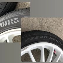 17インチ 8J +35 PCD100 5H OZレーシング スーパーツーリズモ ピレリ PZero Nero GT 225/45R17 4本 21年製 ST205 セリカ などに_画像5