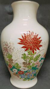 薩摩焼 明陶 金彩花瓶 高さ約29.5cm
