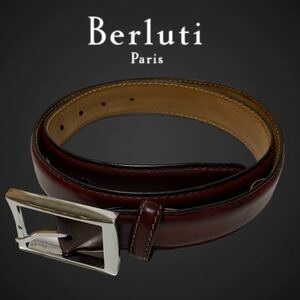 Berluti ベルルッティ クラシック レザーベルト 90/36