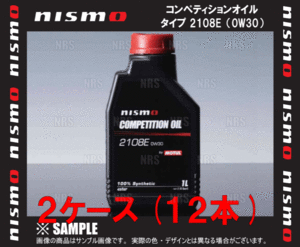 NISMO ニスモ コンペティションオイル タイプ 2108E (0W30) 12L 1L ｘ 12本 12リッター (KL000-RS351-12S