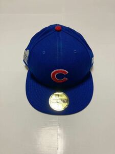 送料無料 MLB シカゴ カブス ニューエラ キャップ 7 1/2 59.6cm 即決 NEW ERA 59FIFTY ワールドシリーズ WORLD SERIES 2016