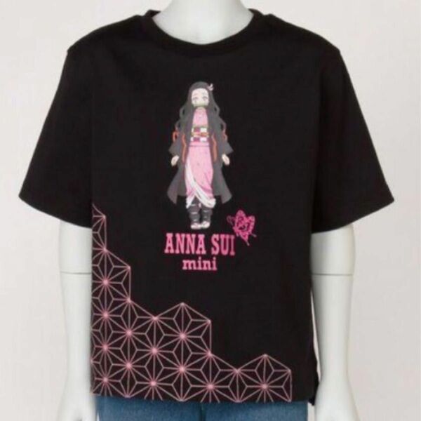 アナスイミニ 【鬼滅の刃】 竈門禰豆子プリントTシャツ 120