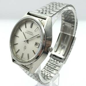 ◯N10-169 SEIKO/セイコー GRANDQUARTZ グランドクォーツ 3針 Date デイト メンズ 腕時計 4842-8040 