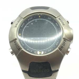 ◯F11-57 SUUNTO/スント OBSERVER オブザーバー デジタル文字盤 メンズ クォーツ 腕時計 ベルト破損