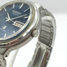 ◯F11-142 CITIZEN/シチズン クリストロン 3針 Day-Date デイデイト メンズ クォーツ 腕時計 4-860454 TA _画像4