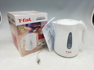 S12-79【動作確認済】T-faL/ティファール　電気ケトル　Justine+/ジャスティンプラス　1.2L　KO4901JP【中古品】