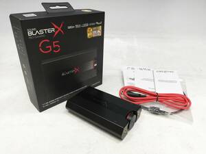 A12-163【動作確認済】CREATIVE/クリエイティブ　USBオーディオアンプ　SOUND BLASTER X G5【中古品】