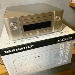 マランツ　marantz M-CR612 ネットワークオーディオプレーヤー　シルバーゴールド　CD&ラジオ&アンプ