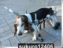 犬用車椅子犬用カート、ペット、手足、身体障害者、歩行、大型小型犬、調節可能、4輪、1.5 kg〜50 kg、障害者用に で利用可能_画像2