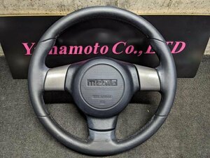 【Ｃ】ダイハツ　タントカスタム　カスタムRS　L375S/L385S　純正　MOMOステアリング　モモ　ハンドル　インフレーター欠品 流用など