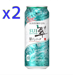翠ジンソーダ　500ml缶x2