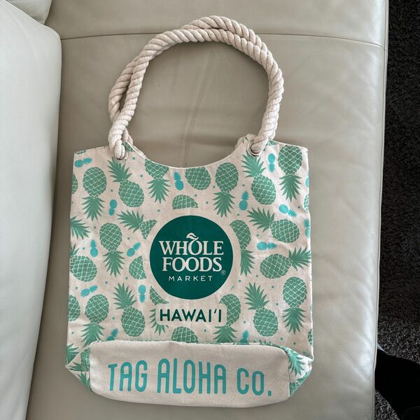 ハワイ限定　Whole Foods Market トートバッグ、エコバッグ