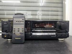 ■3985■ Panasonic RS-BX808 パナソニック カセットデッキ【リモコン付き】