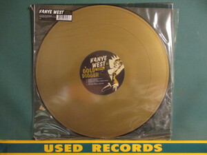 Kanye West ： Gold Digger c/w Diamonds From Sierra Leone Remix Feat. Jay-Z / We Can Make It Better 12'' (( Gold Disc !!!