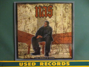 Nas ： The World Is Yours 12'' (( Pete Rock Pro. / Q-Tip Remix / A Tribe Called Quest / 落札5点で送料当方負担