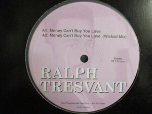 Ralph Tresvant ： Money Can't Buy You Love 12'' c/w Sensitivity / When I Need Somebody (( 落札5点で送料当方負担