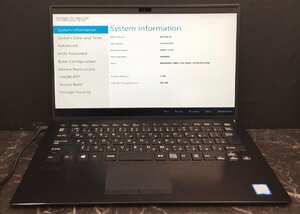 1円～ ■ジャンク SONY VAIO Pro PK / 第8世代 / Core i3 8145U 2.10GHz / メモリ 4GB / SSD 128GB / 14型 / OS無し / BIOS起動可