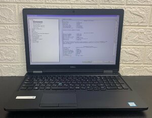 1円～ ■ジャンク DELL PRECISION 3520 / Core I7 7700HQ 2.80GHz / メモリ 16GB / SSD 256GB / 15.6型 / OS無し / BIOS起動可