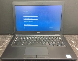 1円～ ■ジャンク DELL LATITUDE 5280 / 第7世代 / Core i3 7100U 2.40GHz / メモリ 8GB / HDD 500GB / 12.5型 / OS有り / BIOS起動可