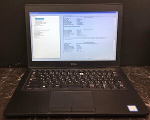 1円～ ■ジャンク DELL LATITUDE 5290 / 第8世代 / Core i7 8650U 1.90GHz / メモリ 8GB / SSD 128GB / 12.5型 / OS無し / BIOS起動可