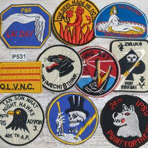 ☆P531 人気 ワッペン 10枚 ベトナム 戦争 刺繍 ジャケット ベトジャン DC TI AC CA