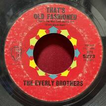 ◆USorg7”s!◆THE EVERLY BROTHERS◆THAT'S OLD FASHIONED◆_画像1