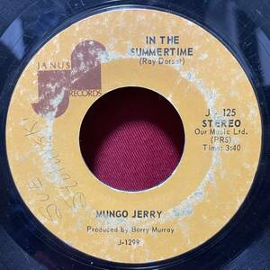 ◆USorg7”s!◆MUNGO JERRY◆IN THE SUMMERTIME◆