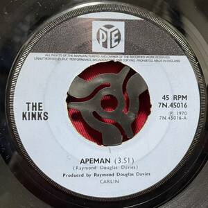 ◆UKorg7”s!◆THE KINKS◆APEMAN◆