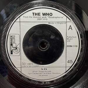 ◆UKorg7”s!◆THE WHO◆5.15◆
