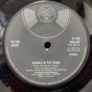◆UKorg7”s!◆ELTON JOHN◆CANDLE IN THE WIND◆