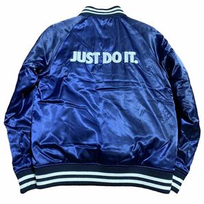 15AW FCRB NIKE REVERSIBLE STADIUM JACKET エフシーアールビー ナイキ サテン リバーシブル スタジャン ネイビー Mの画像3